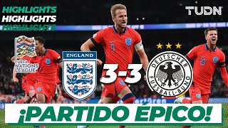 Highlights  Inglaterra 33 Alemania  UEFA Nations League 2022  TUDN [upl. by Socha]