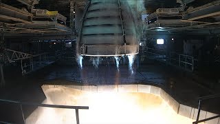 NASA Conducts First RS25 Rocket Engine Test of 2018 [upl. by Etteroma]