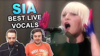 Singers ReactionReview to quotSias Best Live Vocalsquot [upl. by Lull421]