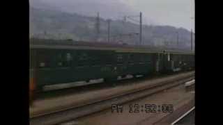 Italy to Switzerland in 1990 イタリアからシンプロントンネルを抜けてスイスへ [upl. by Margalo]