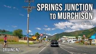 Driving New Zealand Springs Junction to Murchison  4K Scenic Drive [upl. by Pain]