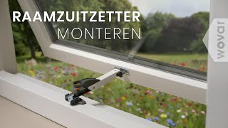 Raamuitzetters monteren  Raamuitzetter wegdraaibaar [upl. by Divadnoj]