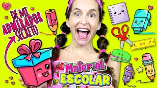 REGALOS PARA LA VUELTA AL COLE 📐✏️📕 MATERIAL ESCOLAR KAWAII y DIVERTIDO PARA TU PRIMER DÍA DE CLASES [upl. by Lasala]