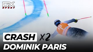 Alpine Ski Dominik Paris seconda caduta a Bormio  SuperG  2023 🇮🇹 [upl. by Rakia]