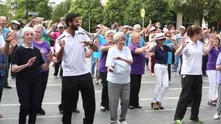 Healthy Older People Partnership HOPP program Australias oldest flash mob [upl. by Sigismondo]