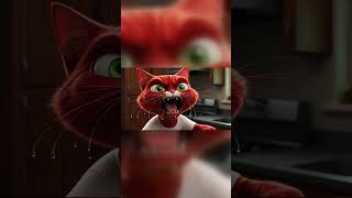 Cat Cant Eat No More cutecat kitten catlover cartoon aicat pixar [upl. by Pedaiah406]