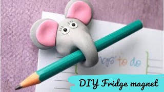 How to make Fridge magnets  DIY Fridge magnets  Cute clay magnets [upl. by Pack]