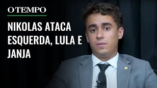 Nikolas Ferreira diz que Janja está deslumbrada com o poder  Café com Política [upl. by Ramirolg]