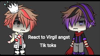 Sander sides react to Virgil angst read description [upl. by Aspia378]