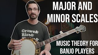 Major and Minor Scales  Music Theory For Banjo Players Part 3 [upl. by Dnalram]