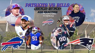 Bills vs Patriots LIVE PlaybyPlay and Reaction [upl. by Anert]