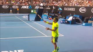 Andrey Rublev vs Marcos Baghdatis  court level [upl. by Lussier566]