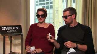 DIVERGENT Interview Shailene Woodley amp Theo James [upl. by Aninotna]