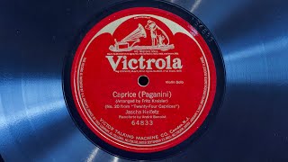 Paganini Caprice No 20 • Jascha Heifetz EMG Mark Xb Oversize Gramophone [upl. by Enrol]