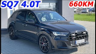 Audi SQ7 40TFSI 660KM Stage1 GREGOR10 ChipTuning Poland Factory 507KM Power Gain 150KM [upl. by Ociral]