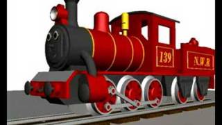 Animated 3D Steam Train test [upl. by Asaeret619]