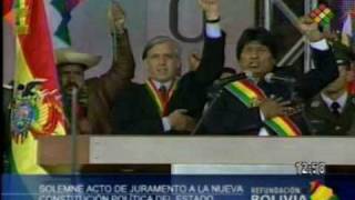 Bolivia Evo Morales Promulga Nueva Constitución 33 [upl. by Jacquetta547]