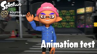 SFM Splatoon Inkling Animation Test [upl. by Adnawahs18]