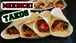 MEKSICKI TAKOS RECEPT  Mexican tacos recipe [upl. by Reddin]