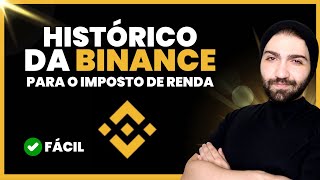 COMO EXPORTAR O EXTRATO DE MOVIMENTAÇÃO DA CORRETORA BINANCE  DOWNLOAD NA PRATICA [upl. by Jahdol800]