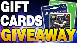 PSN  XBOX  STEAM CARD GIVEAWAY  FREE XBOX GIFT CARD CODES LIVE [upl. by Rudwik45]