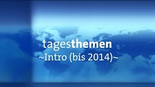 ARD Aktuell tagesthemen Intro bis 2014 [upl. by Rodie]