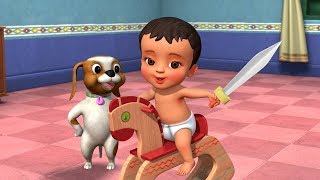 Kudure Baby Song  Kannada Rhymes for Children  Infobells [upl. by Ahsinik]