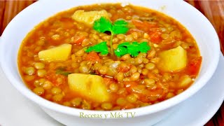 Sopa de Lentejas Nutritiva y Deliciosa [upl. by Leora]