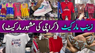 Zainab Market Sadar Karachi 2024 Latest Update in Urdu Hindi  Karachis Famous Shopping Place [upl. by Legnaros328]