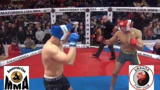 Mistrzostwa Polski MMA 2013 Grzebyk Andrzej vs Poneta Andrzej [upl. by Mariken]