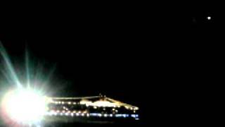 cruise ships horn battle luminosa and deliziosa [upl. by Hagood377]