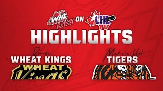 Brandon Wheat Kings at Medicine Hat Tigers 1011  WHL Highlights 202425 [upl. by Cadal972]