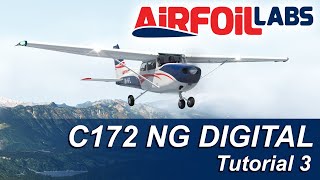 C172 NG DIGITAL Tutorial 3  How to walk around the aircraft [upl. by Norrie122]