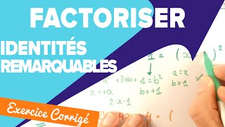 Factoriser avec les Identités Remarquables  Mathrix [upl. by Atirys146]