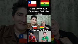 ⚽Fecha 8 Chile vs Bolivia  Copa Mundial 2026 Eliminatorias Predicción⚽ [upl. by Annaiv776]