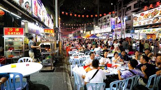 Malaysia Street Food  Jalan Alor Night Market Tour  Bukit Bintang Street Food   亚罗街美食 [upl. by Martina791]