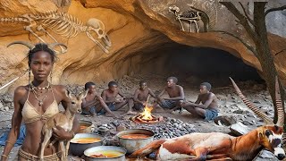 Inside The Incredible World Of The Hadzabe Tribe  Hunting Cooking amp Surviving [upl. by Bultman]