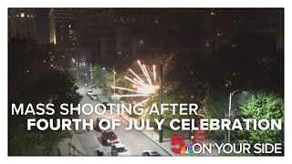 Illegal fireworks mass shooting follow Fourth of July celebration in downtown St Louis [upl. by Ferrick]