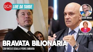 Musk insinua que Moraes está envolvido na morte de Teori endividado Jair Renan tem conta bloqueada [upl. by Esemaj509]