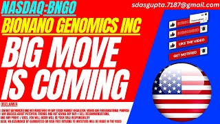 BIG MOVE IS COMING  BNGO STOCK ANALYSIS  BIONANO GENOMICS STOCK [upl. by Assiar]