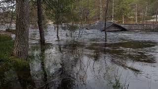 Kvarnen dränks i vatten i Gällivare [upl. by Nniw]