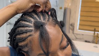 This is how you braid your own hair  Another Braiders Perspective [upl. by Dnaloy]