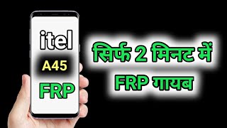 Itel A45 frp bypass by sp flashtool with file  without box [upl. by Bray]