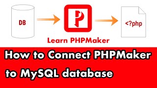 How to connect PHPMaker to MySQL database video tutorial  Learn PHPMaker Tutorials [upl. by Cicero]