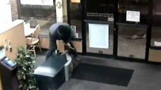 Worst Thieves Ever Try To Steal ATM Machine [upl. by Ahsiken]