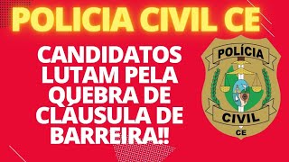 PCCE Candidatos lutam pela quebra da CLÁUSULA DE BARREIRA e a correção de novas redações [upl. by Bogoch]