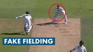 Fake Fielding Rule in Cricket Explained  Johny Bairstow  Steve Smith [upl. by Jat]