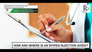 How And Where Is An Epipen Injection Given [upl. by Auqenes]