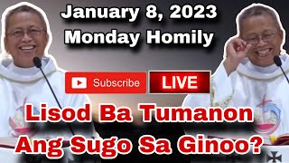 January 8 2024 😇 Lisod Ba Tumanon Ang Sugo Sa Ginoo 🙏🙏⛪️⛪️  Fr Ciano Ubod [upl. by Merfe]