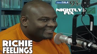 Richie Feelings talks Konshens Talk Yuh Mind  Pamputae amp Potential Kid on Nightly Fix [upl. by Munmro]